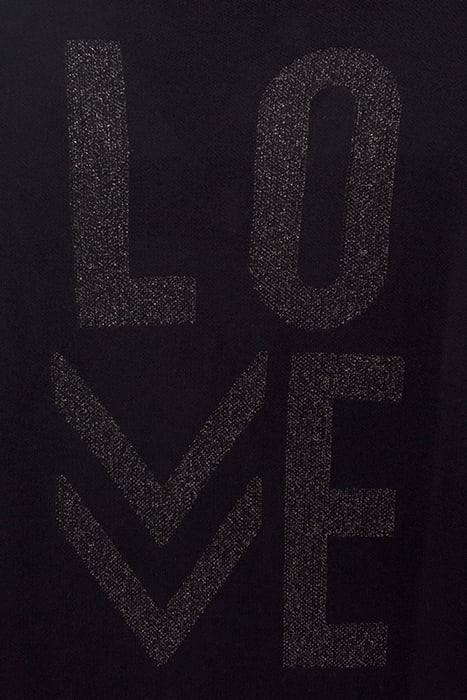 BLACK SWEATER LUREX XL LETTERING ON BACK BLACK 5