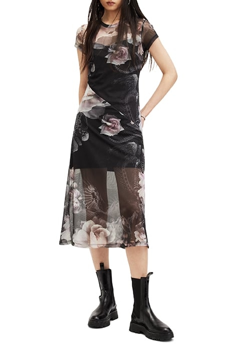 HANNA VALLEY SS DRES BLACK MONO 1