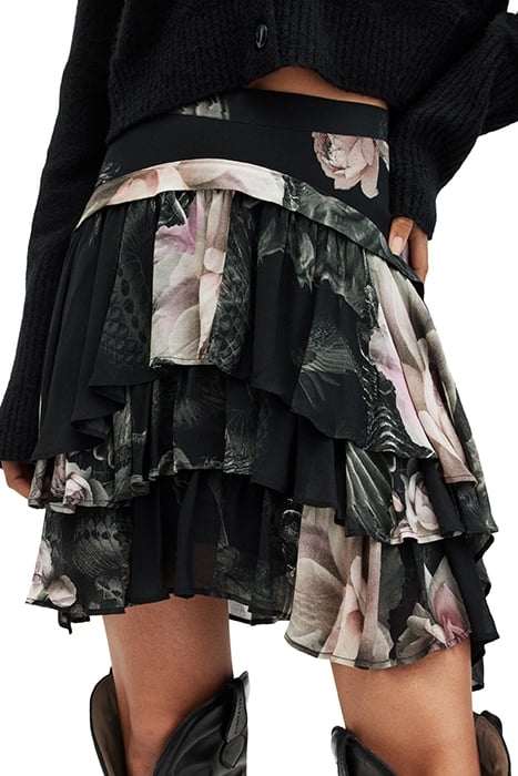 CAVARLY VALLEY SKIRT JET BLACK 6