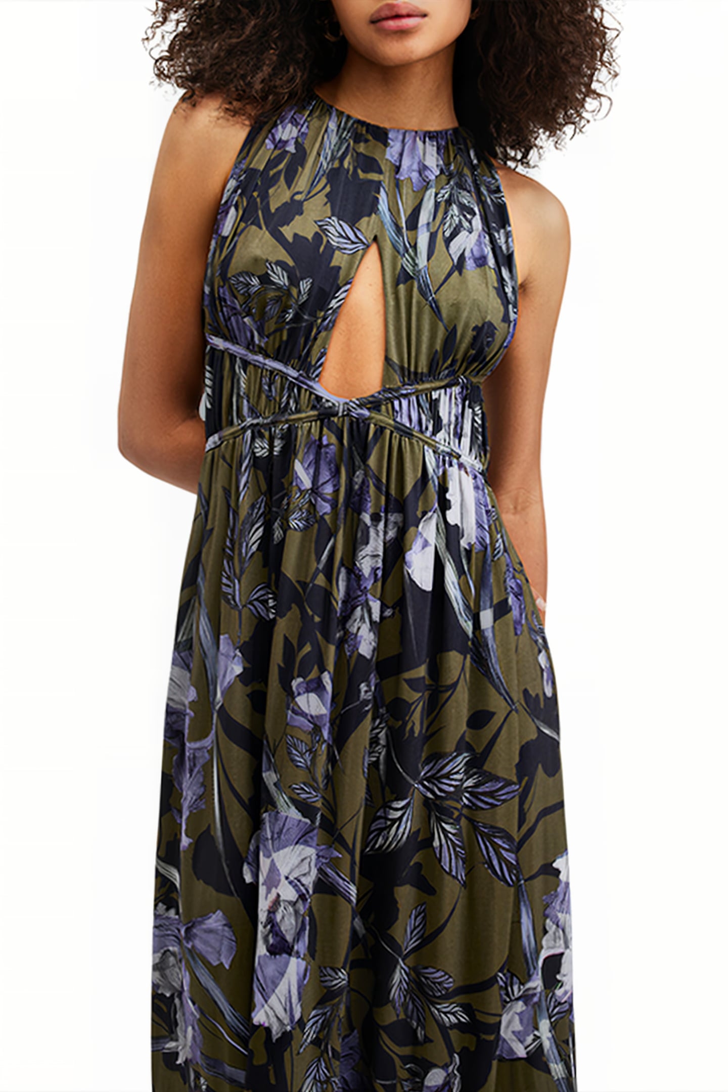 KAYA BATU DRESS DEEP KHAKI GREEN 6