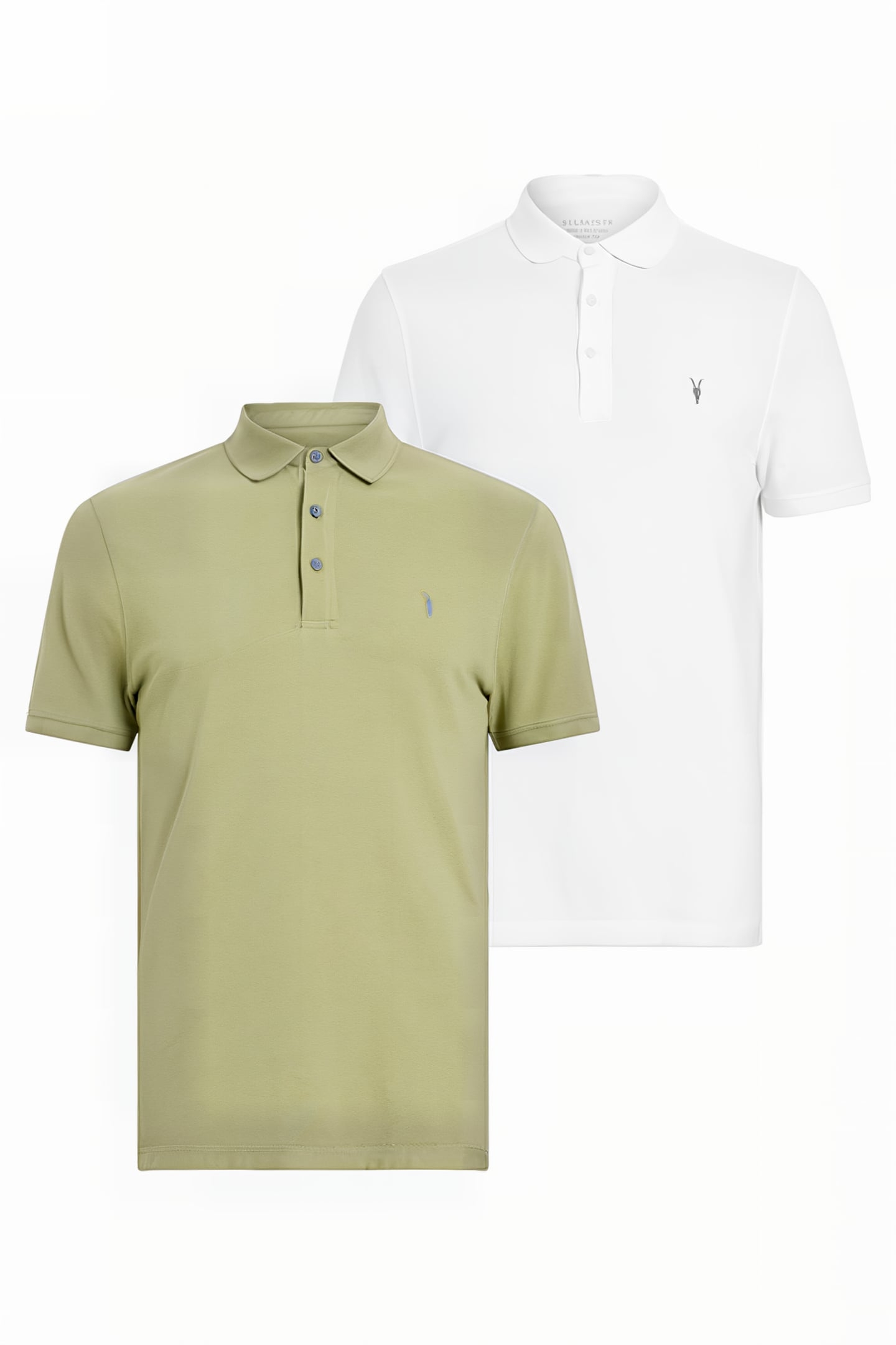 REFORM SS POLO 2 PAC GREEN/OPT WHITE 3