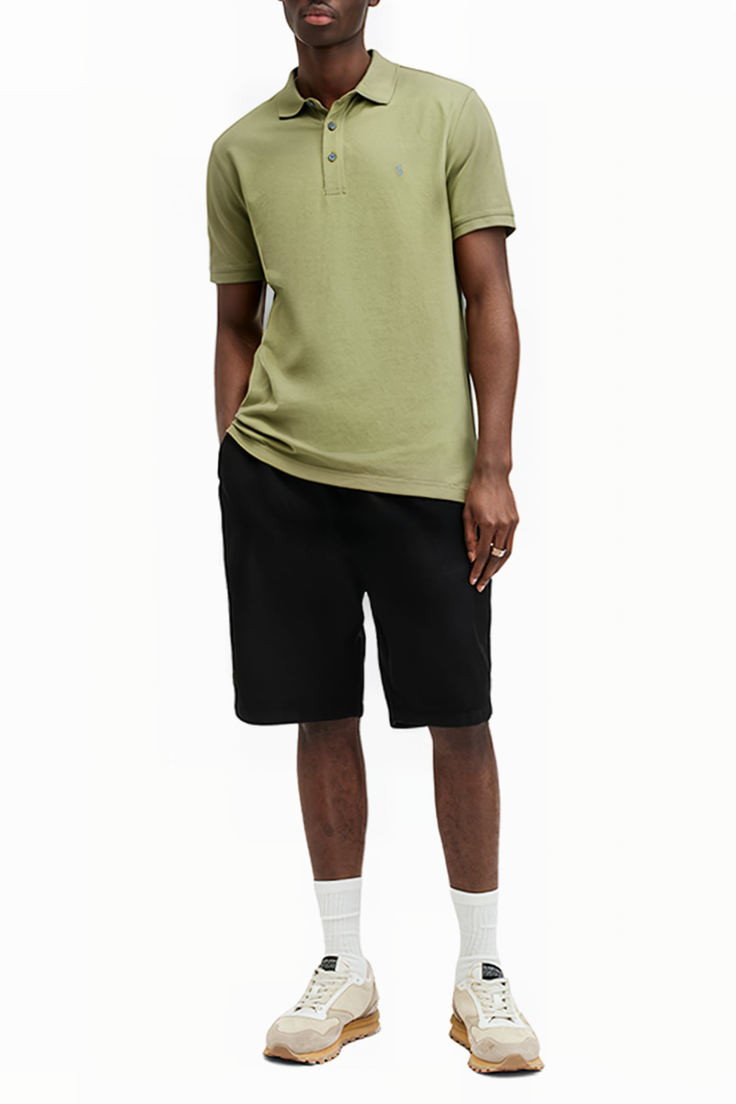 REFORM SS POLO 2 PAC GREEN/OPT WHITE 4