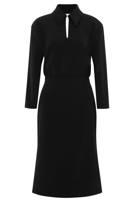 IRIS PRINT CADY DRESS BLACK 3