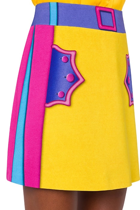 TROMPE L'ŒIL CADY MINISKIRT MULTICOLOR 4