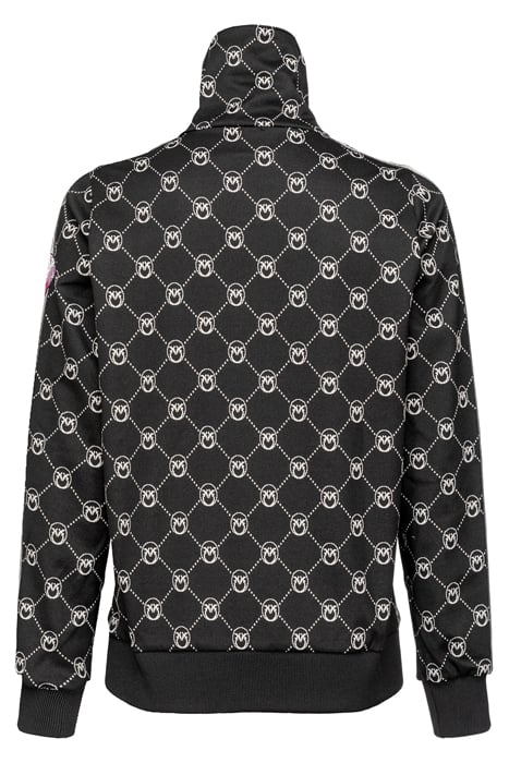 ZEME GIUBBINO PUNTO STOFFA JACQUARD LOGO CON PATCH RICAMATO 2