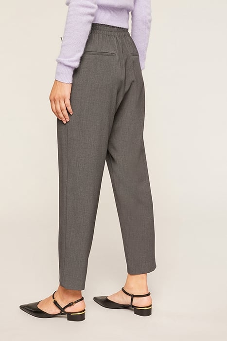 FLOWING TROUSERS WITH BUTTON FEATURE GREY 2