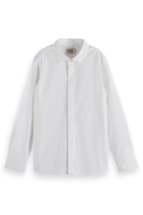 SLIM-FIT - STRUCTURED SHIRT WHITE 1