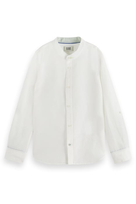 REGULAR-FIT - COTTON LINEN SHIRT WHITE 3