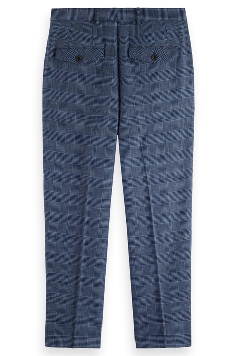 SEASONAL - WIDE-FIT PLEATED CH BLUE CHECK 2