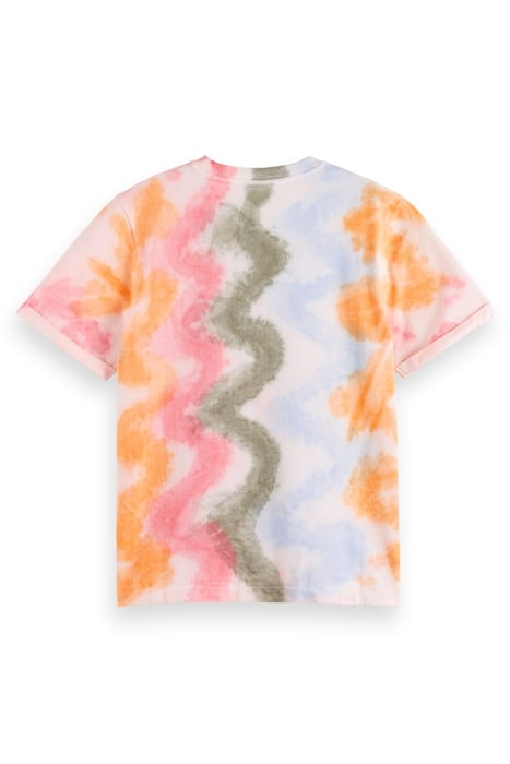 REGULAR FIT TIE DYE T-SHIRT SPIRAL DYE 2