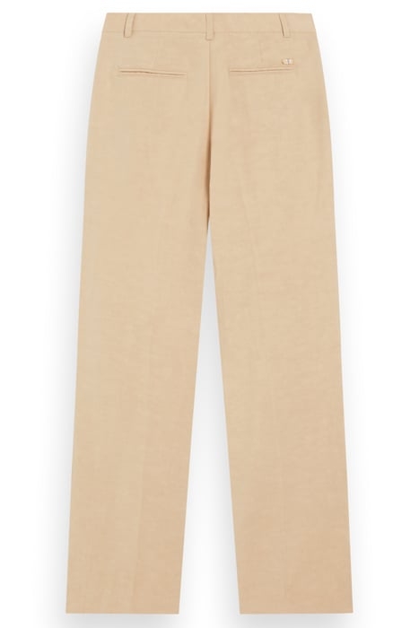 EDIE - HIGH RISE WIDE LEG TROUSERS MOCCA 4