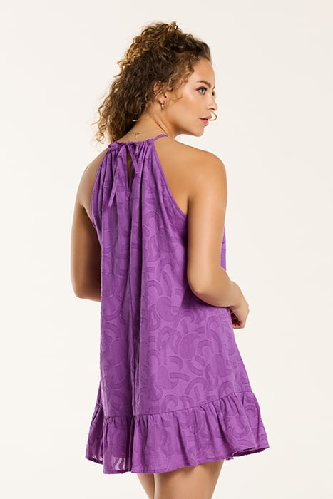 MEDELLIN DRESS PURPLE GROOVY STRUCTURE 2