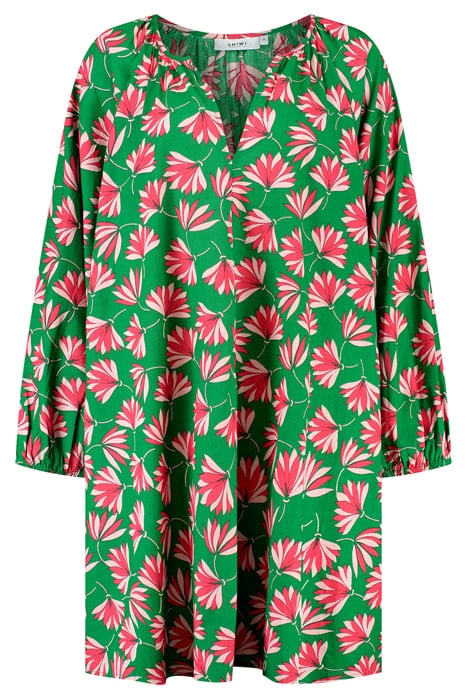 RHODES DRESS BEACH BLOSSOM TROPIC GREEN BLOSSOM 4