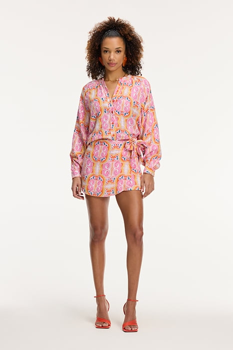 GIOIA SKORT MYKONOS PAISLEY ORANGE MYKONOS PAISLEY 2