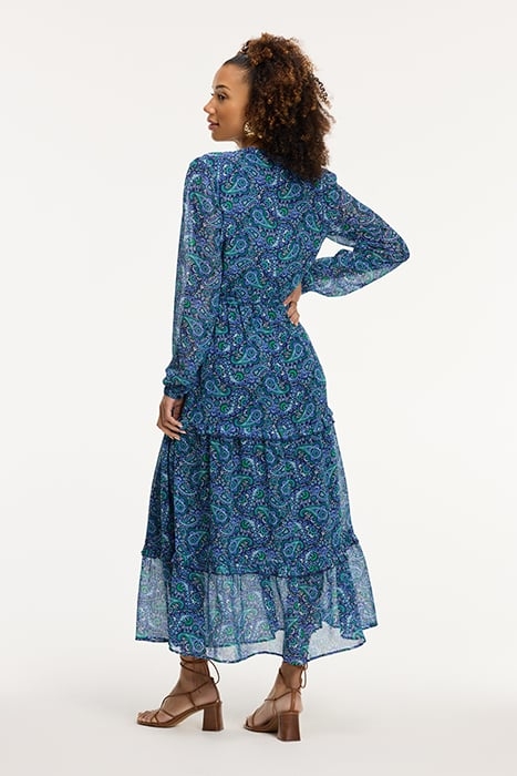 JADE DRESS PAISLEY BLUE PAISLEY 2