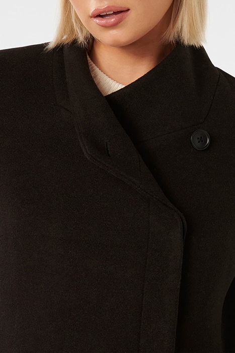 DEBBIE FUNNEL COLLAR COAT BLACK 6