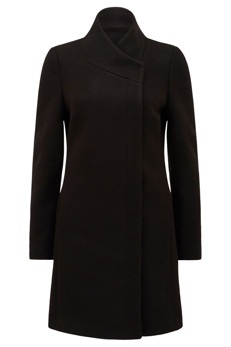 DEBBIE FUNNEL COLLAR COAT BLACK 4