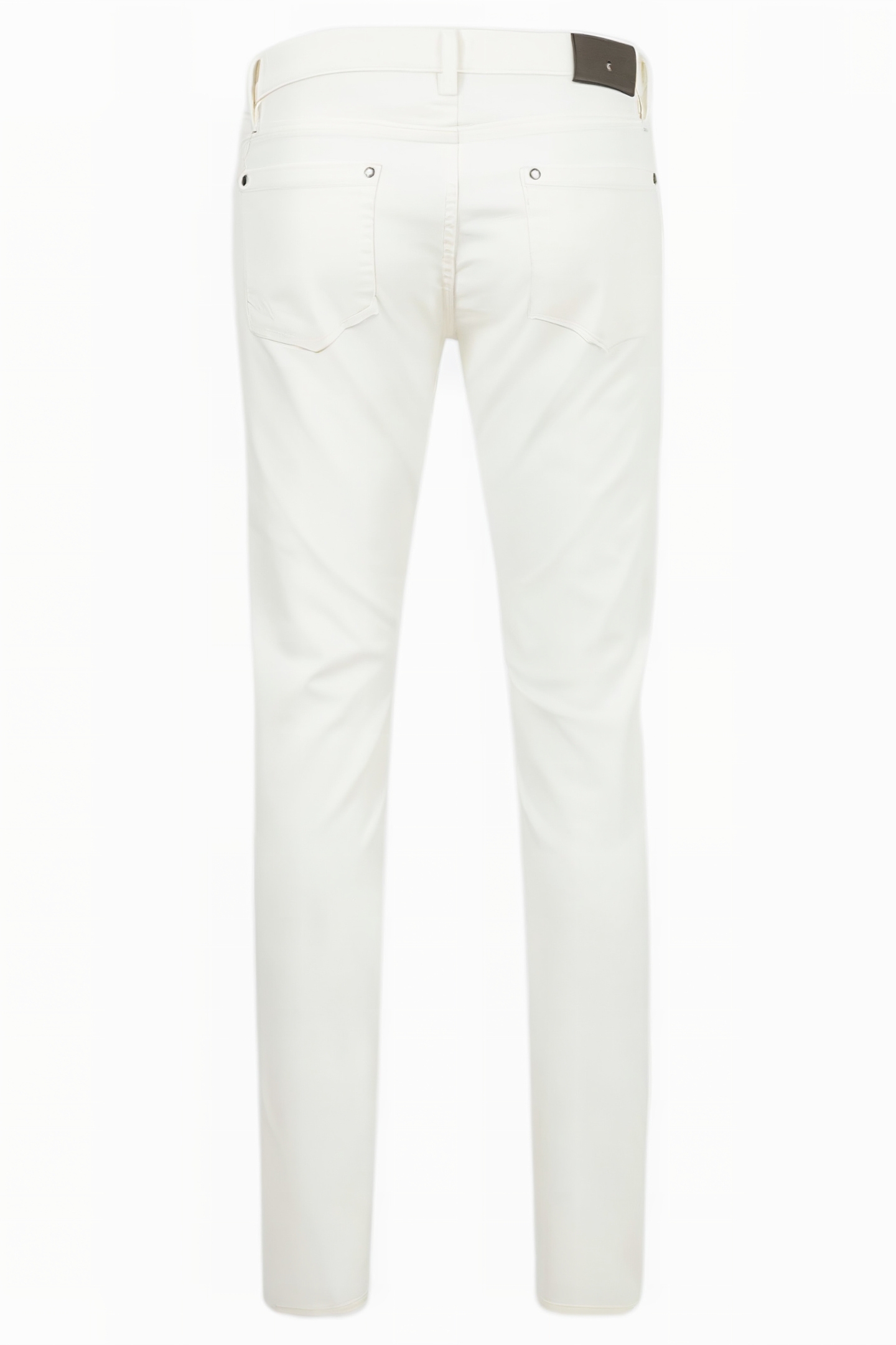 CHELSEA FIT GARMENT WASHED JEAN WITH ZIP CHINA WHITE 2