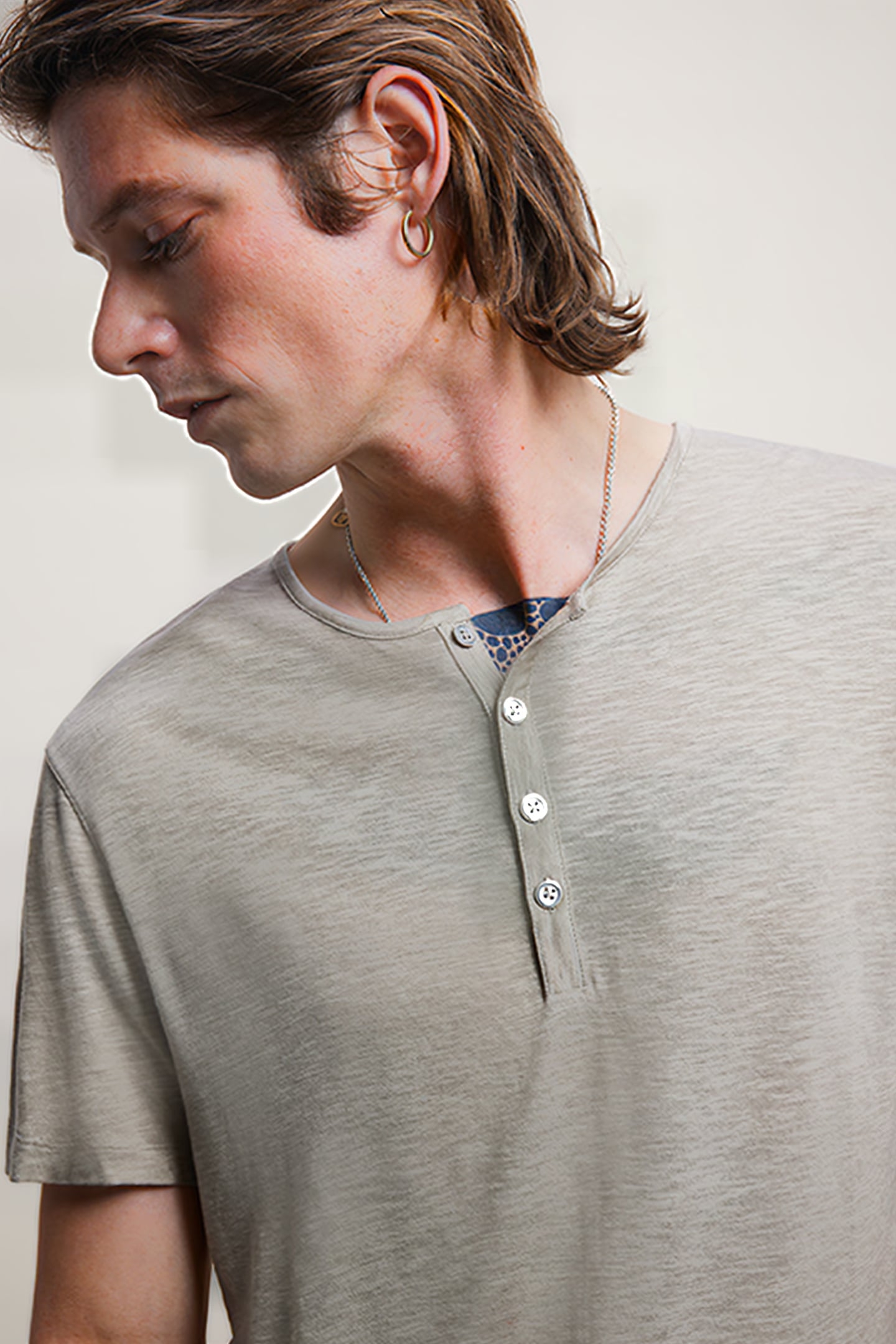 DYER SLIM FIT SS HENLEY HEMP 2