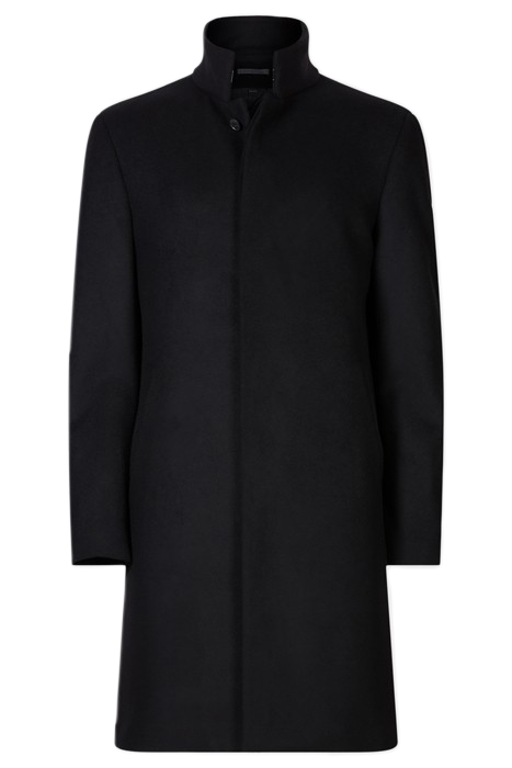 HIDDEN CF PLACKET BUTTON FRONT SLIM FIT BLACK 2