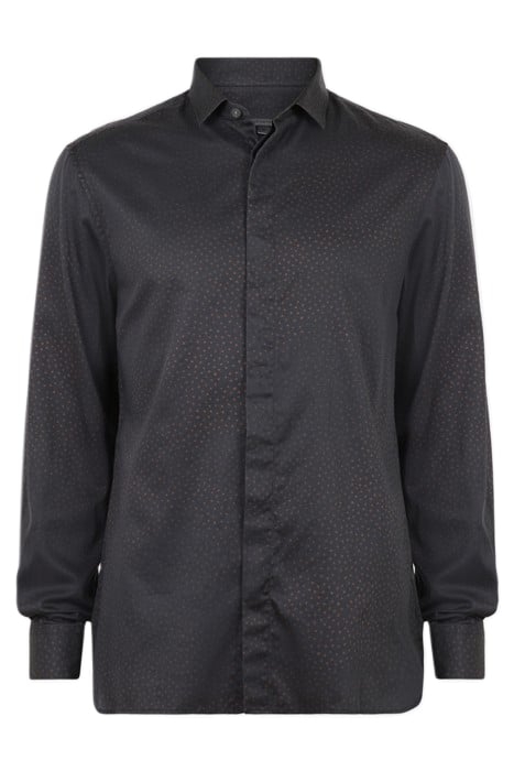 RODNEY LS SPORT SHIRT CONCEALED PLACKET BLACK 1