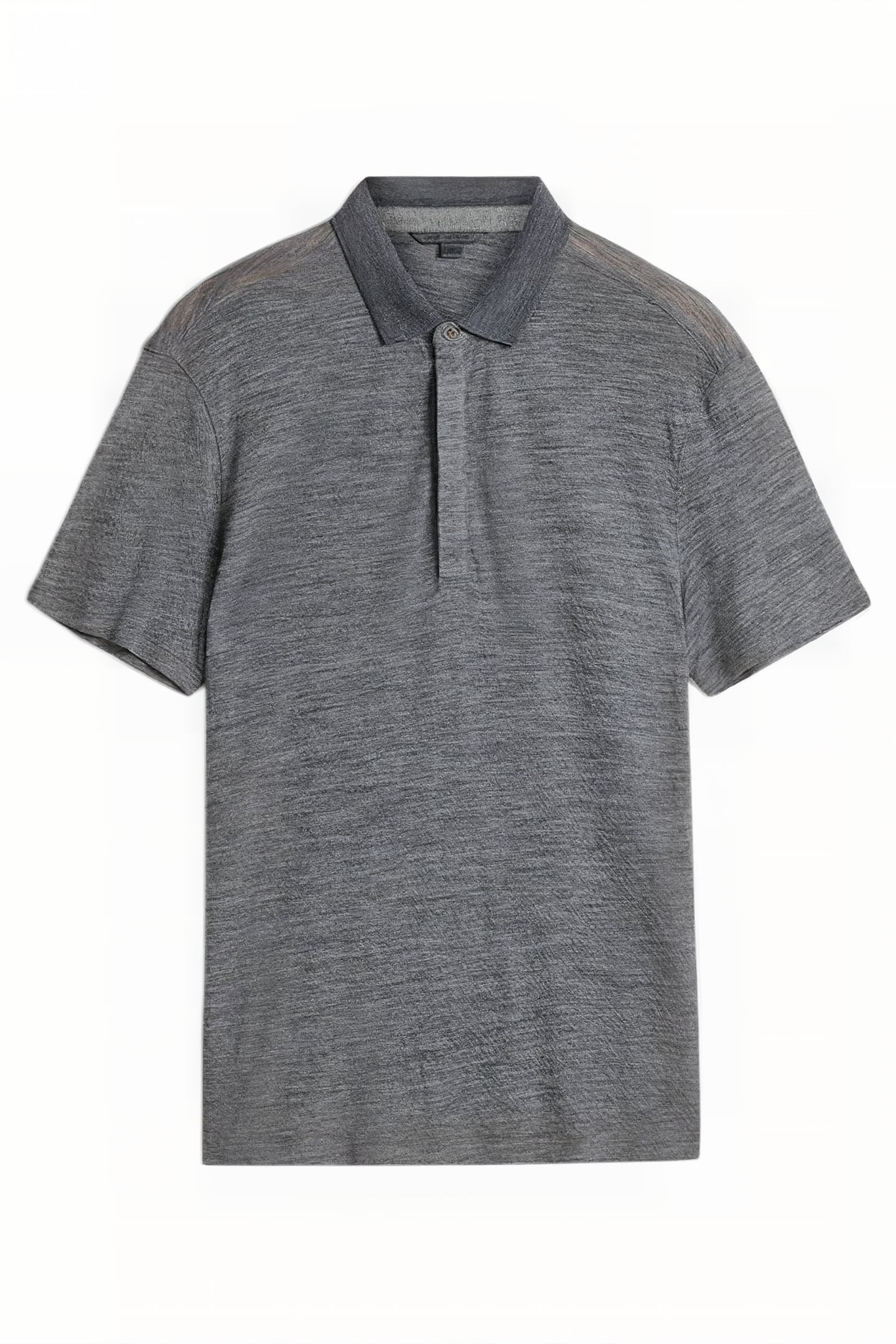 IRWIN REGULAR FIT SS POLO WITH TEXTURE SEAL GREY 2