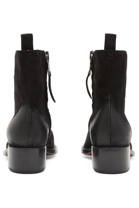 WALKER CENTER SEAM ZIP BOOT BLACK 2