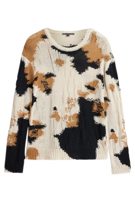 MONTEREY REGULAR FIT CREWNECK PULLOVER W EGG SHELL 2