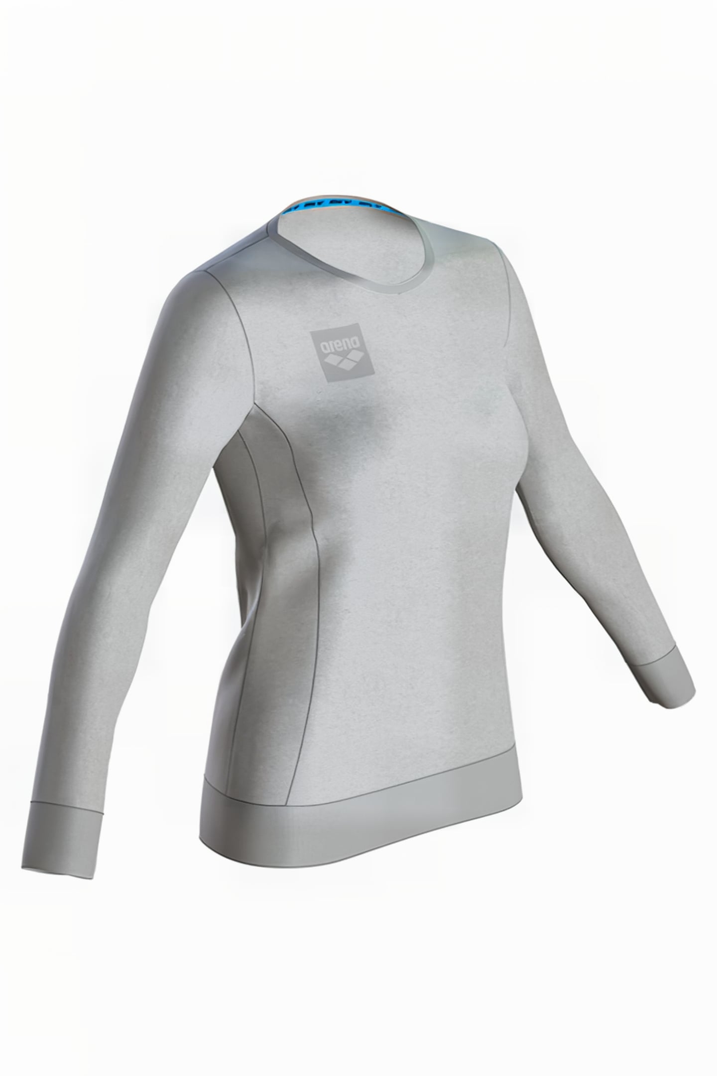 W ESSENTIAL CREW SWEAT MEDIUM GREY MELANGE 6