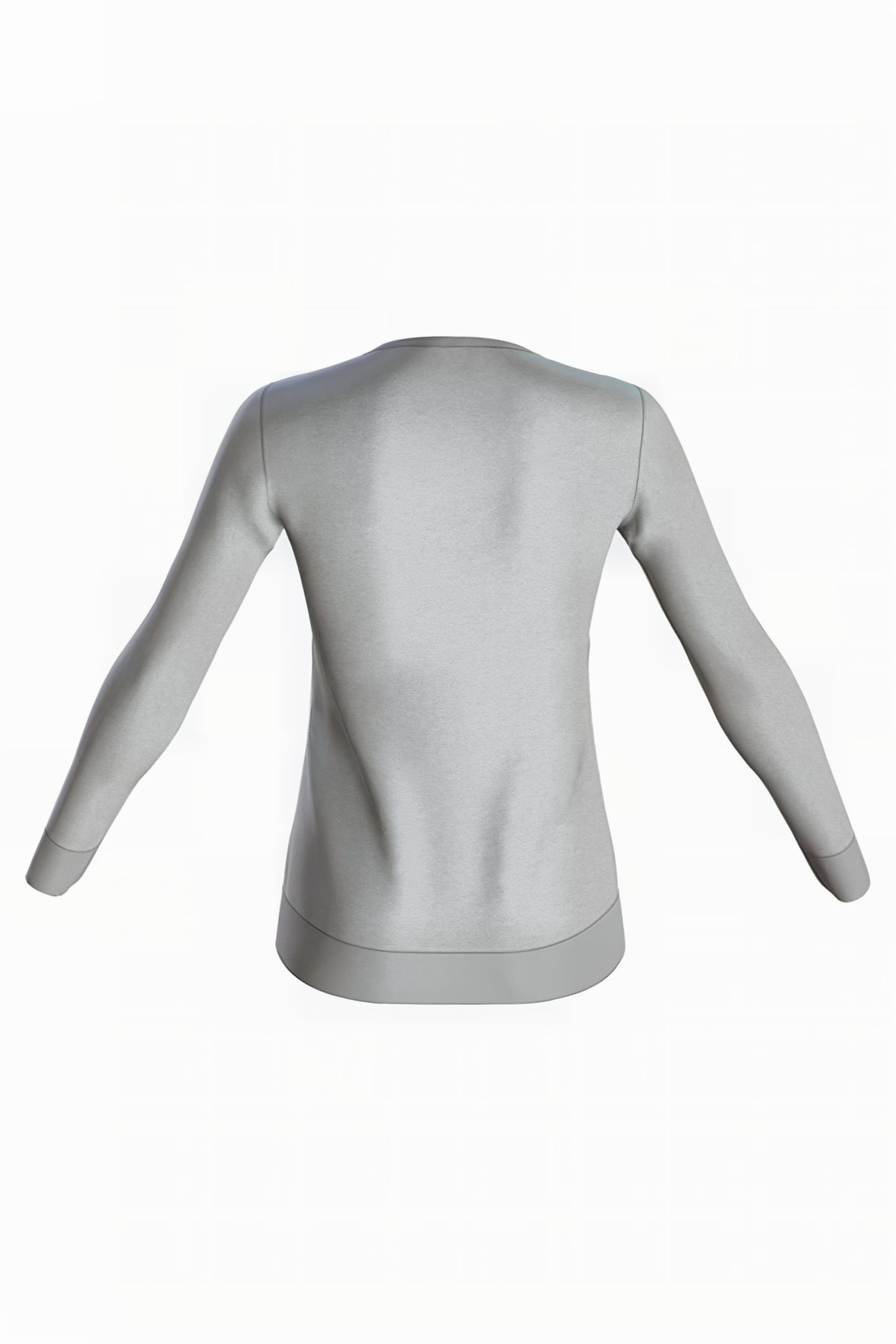 W ESSENTIAL CREW SWEAT MEDIUM GREY MELANGE 5