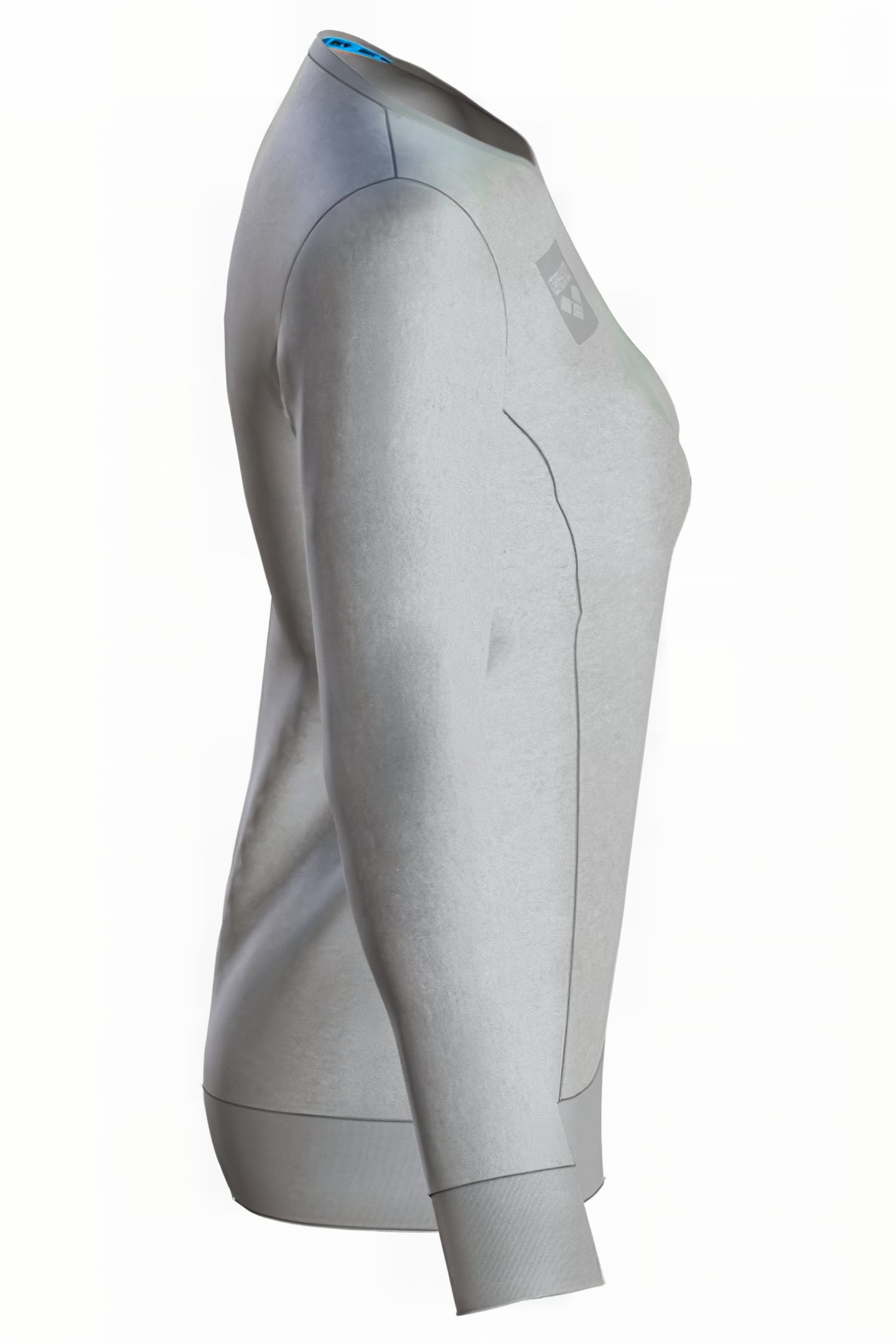 W ESSENTIAL CREW SWEAT MEDIUM GREY MELANGE 7