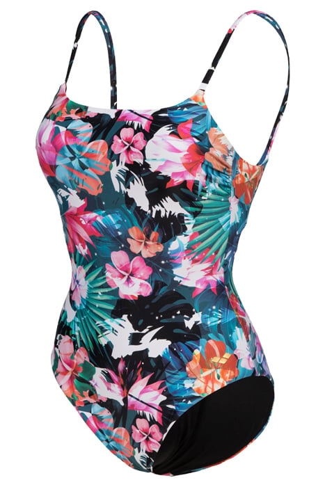 WOMEN'S ARENA SWIMSUIT U BACK ALLOVER GALAPAGOS MULTI 6