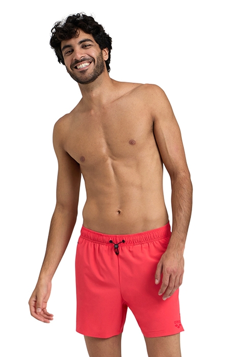 MEN'S ARENA EVO BEACH SHORT SOLID FLUO RED 1