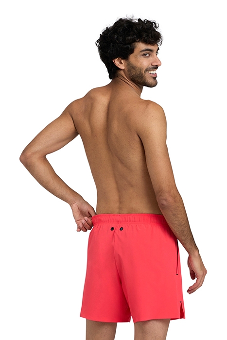 MEN'S ARENA EVO BEACH SHORT SOLID FLUO RED 2