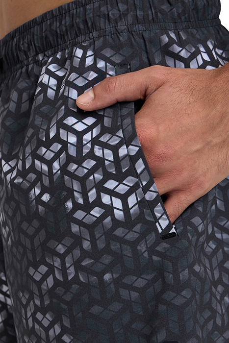 MEN'S ARENA EVO BEACH SHORT AO BLACK MULTI 7