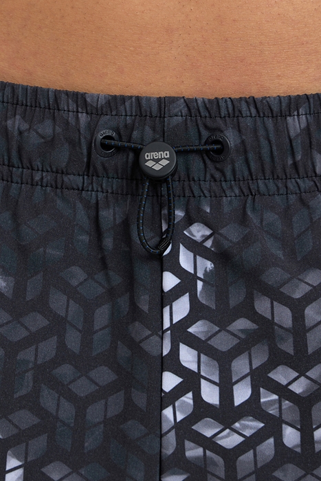 MEN'S ARENA EVO BEACH SHORT AO BLACK MULTI 6