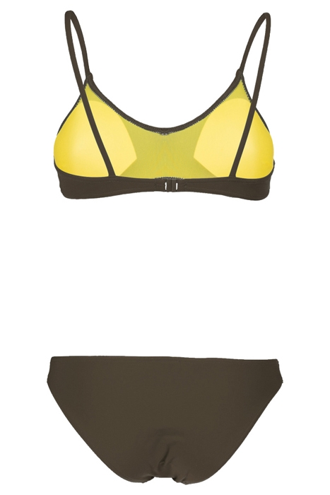 WOMEN'S ARENA SOLID BIKINI BANDEAU DARK OLIVE 5