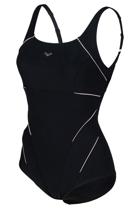 W JEWEL ONE PIECE LOW C CUP R BLACK-WHITE 6