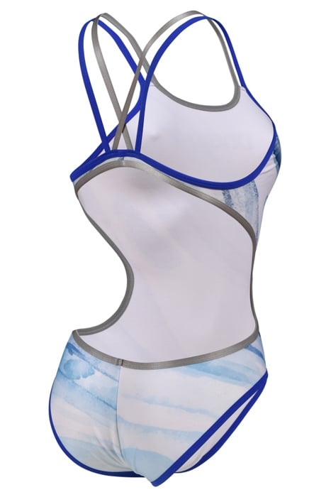 WOMEN'S ARENA ONE DREAMS DOUBLE CROSS BA NEON BLUE-SILVER-WH 8