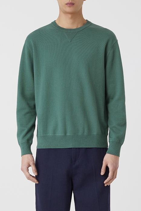 CREWNECK JUMPER DARK JADE 1