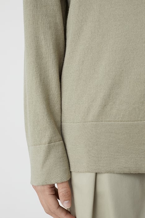 VNECK LONG SLEEVE GREY MARBLE 5