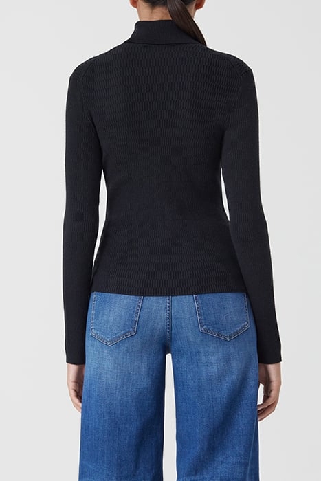 TURTLE NECK LONG SLEEVE BLACK 2