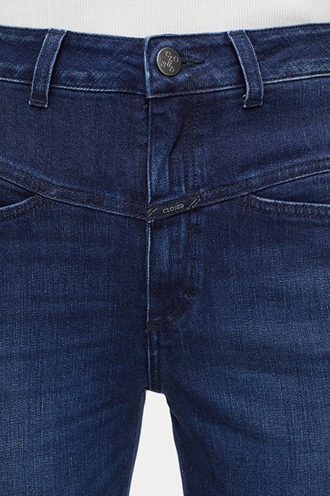 PEDAL PUSHER JEANS DARK BLUE 6