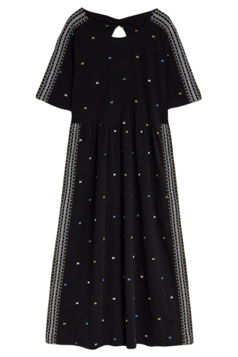 ADDISON EMBROIDERED DRE BLACK 2