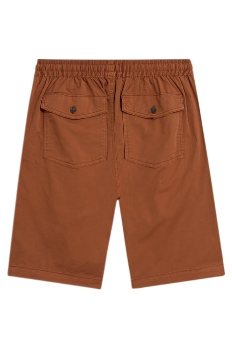 PALMER DRAWSTRING SHORT MID BROWN 3