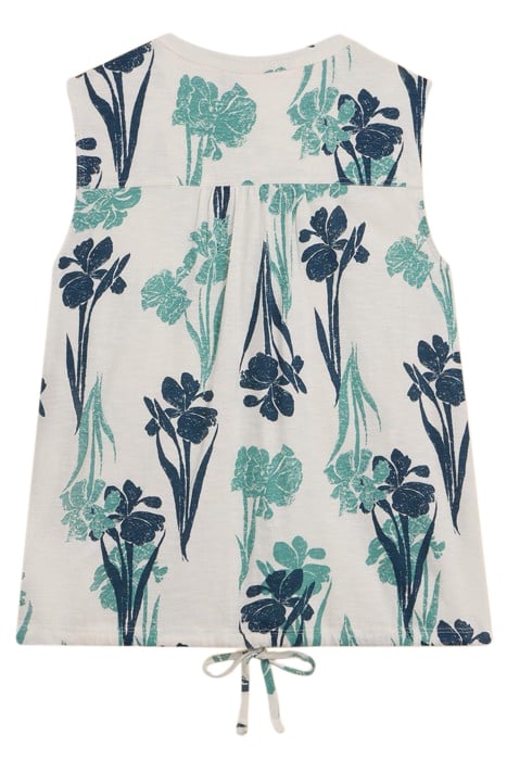 TULIP JERSEY SLEEVELE SHIRT WHITE PRINTED 3