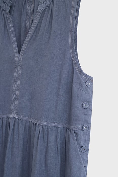 SOPHIA LINEN MAXI DRE TY BLUE 6