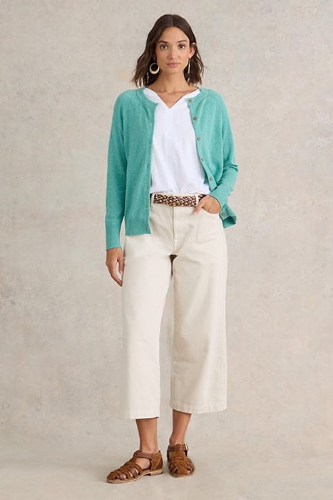 LULU CARDI MID TEAL 1