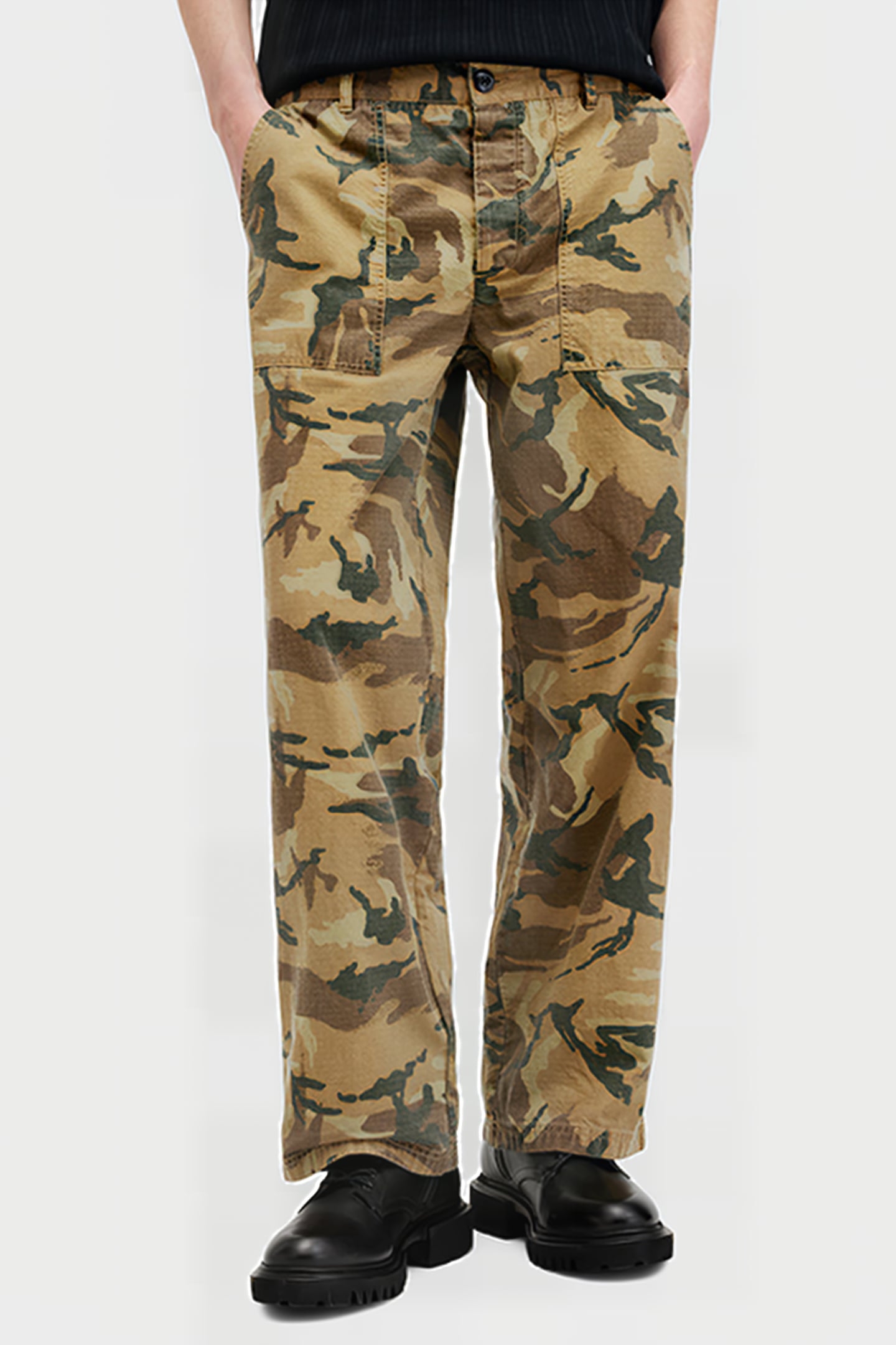 GASPAR TROUSER CAMO BROWN 1