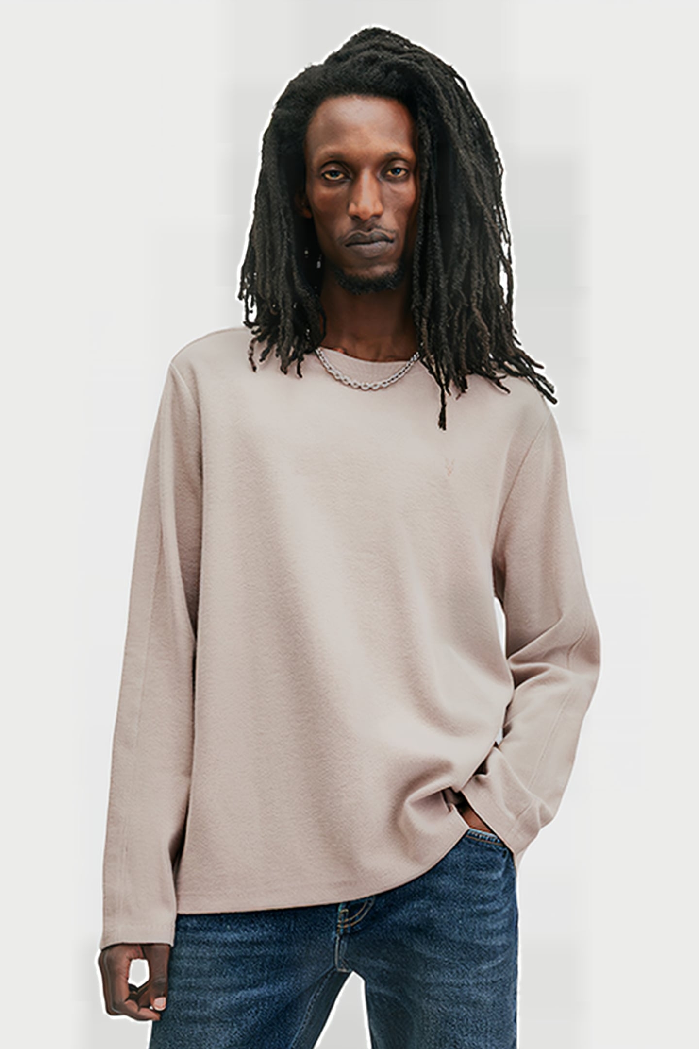 ROWE LS CREW BOSTON TAUPE 1